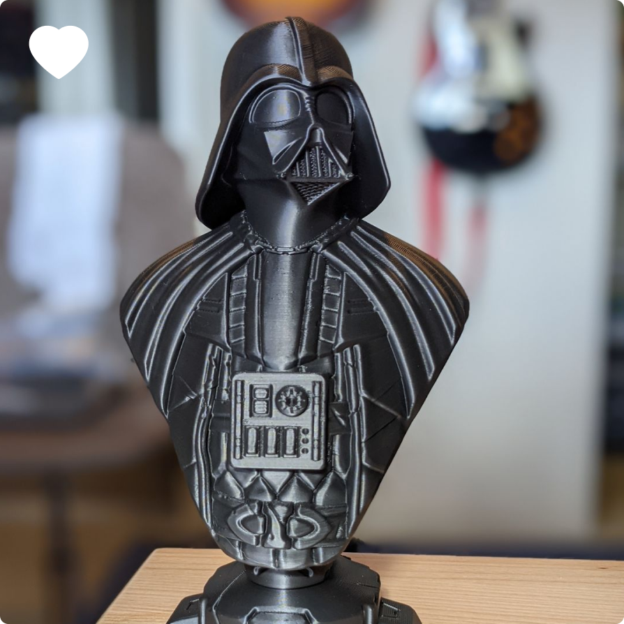 Black 3D printed Figure