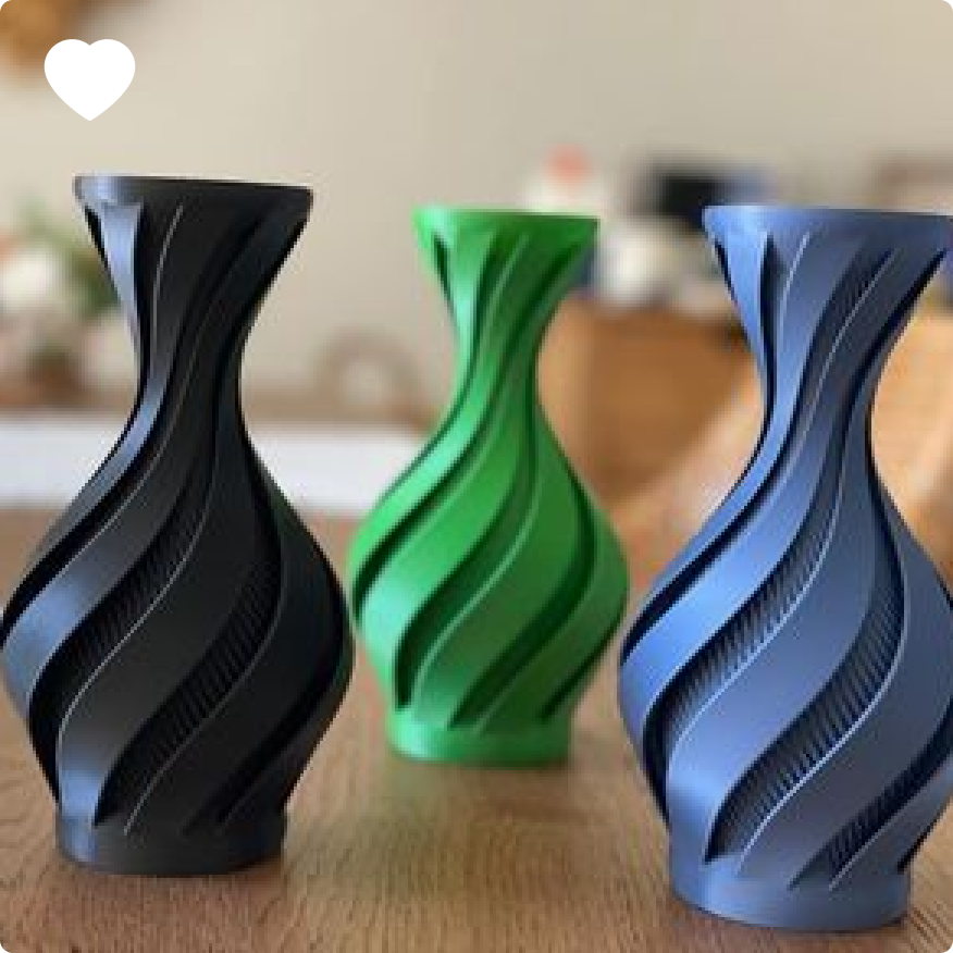 3D printed Vases