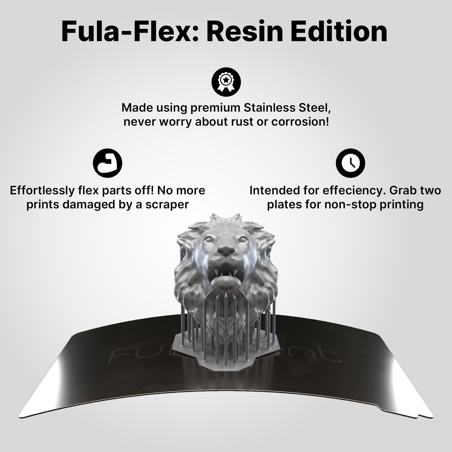Resin Flex Plate Magnetic Base 102 x 59 mm